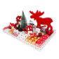 Christmas Acrylic Red Tray (Large)